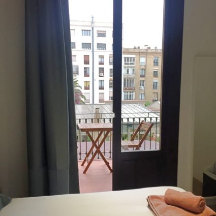 Hostal in Barcelona Twin room with terrace Passeig de gracia